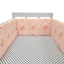 200*30cm Zipper Baby Bed Bumper Soft cotton Breathable Baby Bedding Bumper Collision Around Baby Bumper