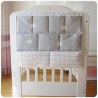 Cartoon Rooms Nursery Hanging Storage Bag Baby Cot Bed Crib Organizer Toy Diaper Pocket for Newborn Crib Bedding Set 50*60 cm