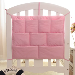 Cartoon Rooms Nursery Hanging Storage Bag Baby Cot Bed Crib Organizer Toy Diaper Pocket for Newborn Crib Bedding Set 50*60 cm