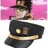 Anime JOJO JoJo's Bizarre Adventure Cosplay Accessories Caps Jotaro Kujo Cosplay Hats Army Military Flatcap Badges Anime Around